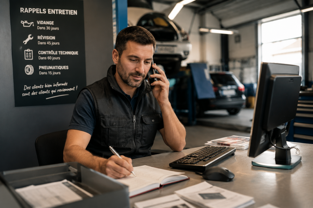 Rappels entretien auto