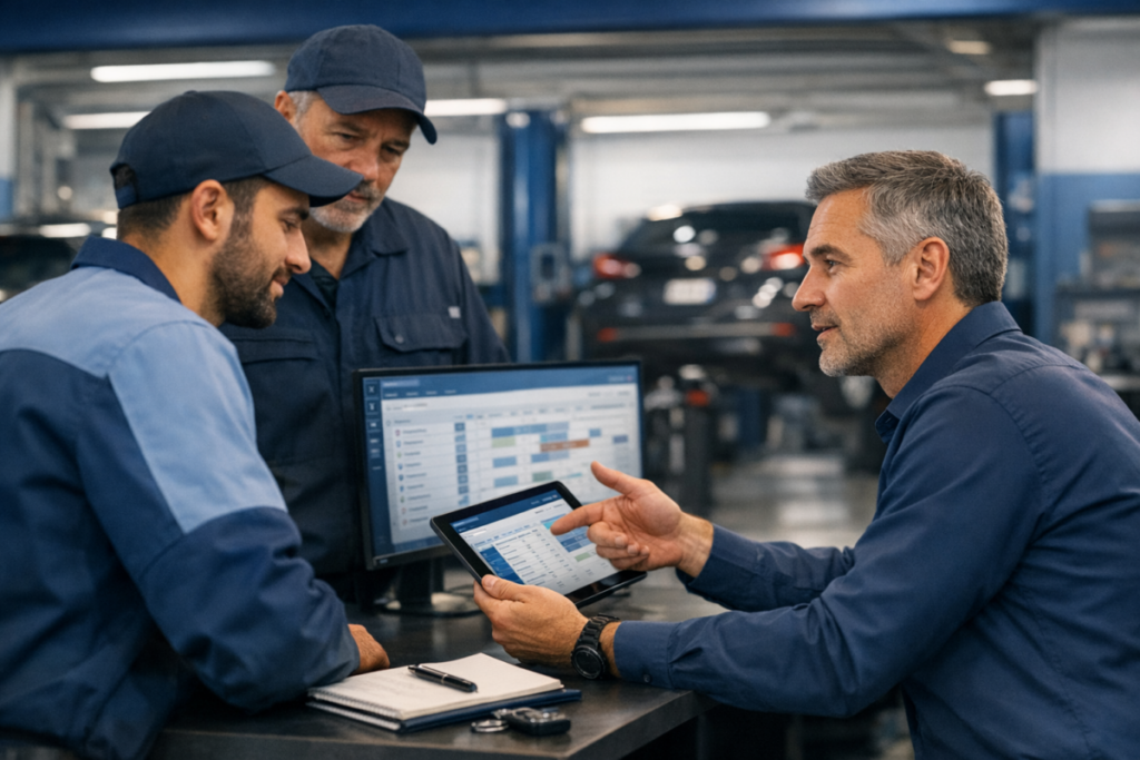 logiciel plusieurs garages réseau